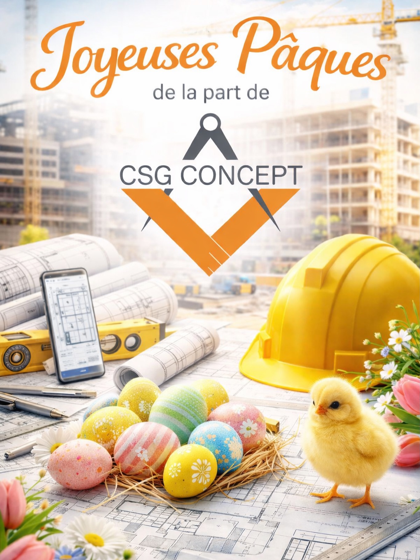🐣🌸 Joyeuses fêtes de Pâques 🌸🐣 Et si ce printemps lançait votre prochain projet ? Permis de construire, maison individuelle, extension, rénovation ou encore, projet professionnel…  CSG concept est là pour vous accompagner 🏗️Piscine, cuisine d’été, terrasse : transformez vos espaces en véritables lieux de vie. 👉 Conception maîtrisée 👉 Vision globale 👉 Réalisation sur-mesure Chez CSG CONCEPT, chaque projet est pensé pour durer, valoriser et faire la différence. Prêt à passer à l’action ? 📩 Parlons de votre projet.[Alsace - Vosges - Territoire de Belfort - Franche Comté] #maîtrisedoeuvre #projetimmobilier #conception #construction #renovation
